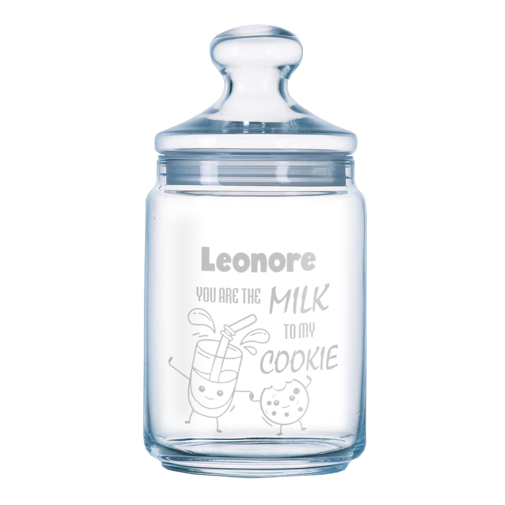 Keksglas personalisiert mit deinem Wunschtext 