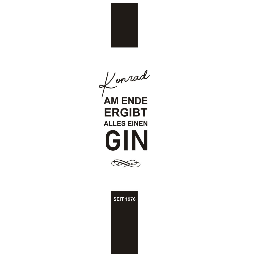 Individuelles GIN Set mit 2 Gläsern in Holzbox 