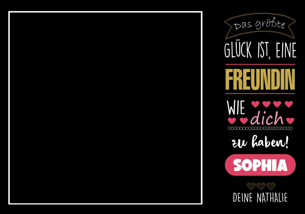 Bedruckte Schieferplatte mit Foto und Wunschtext personalisiert 