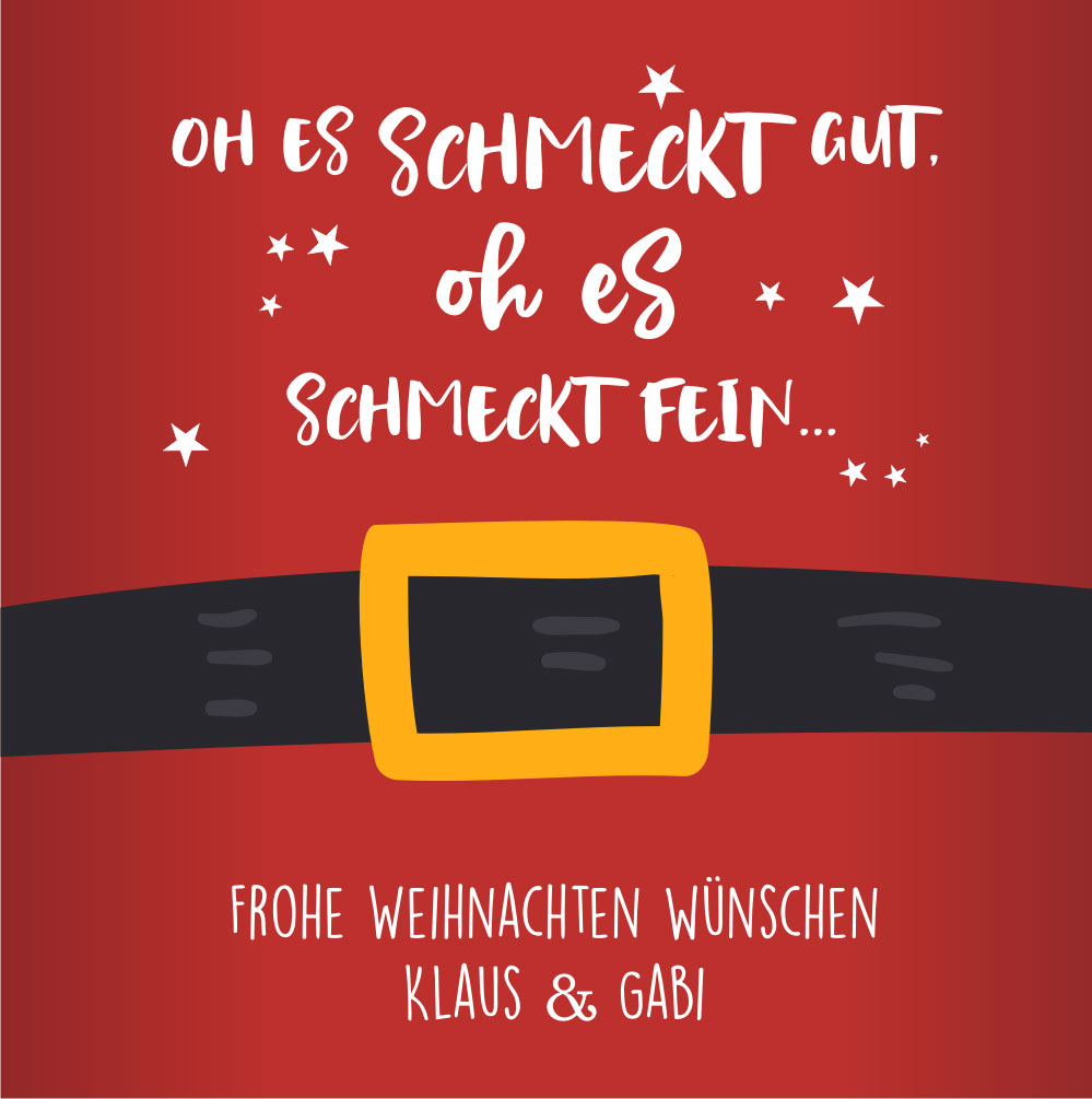 Weihnachts Pralinen von Lindt individuell bedruckt, 100 g 