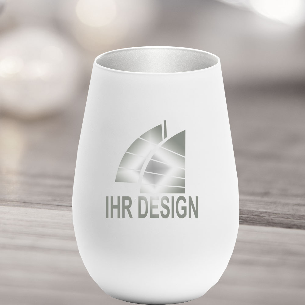 Windlicht / Teelicht / Kerzenhalter mit eigenem Logo / Design 