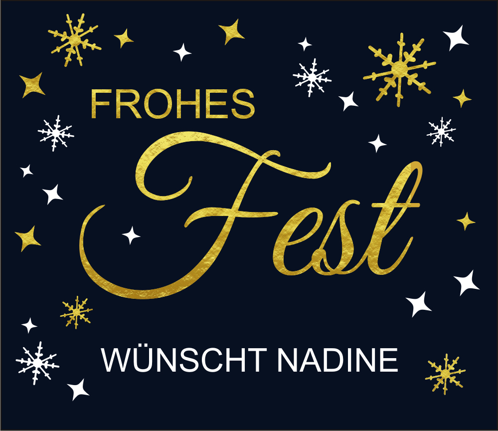 Weihnachts Piccolo Sekt mit eigenem Etikett personalisiert 