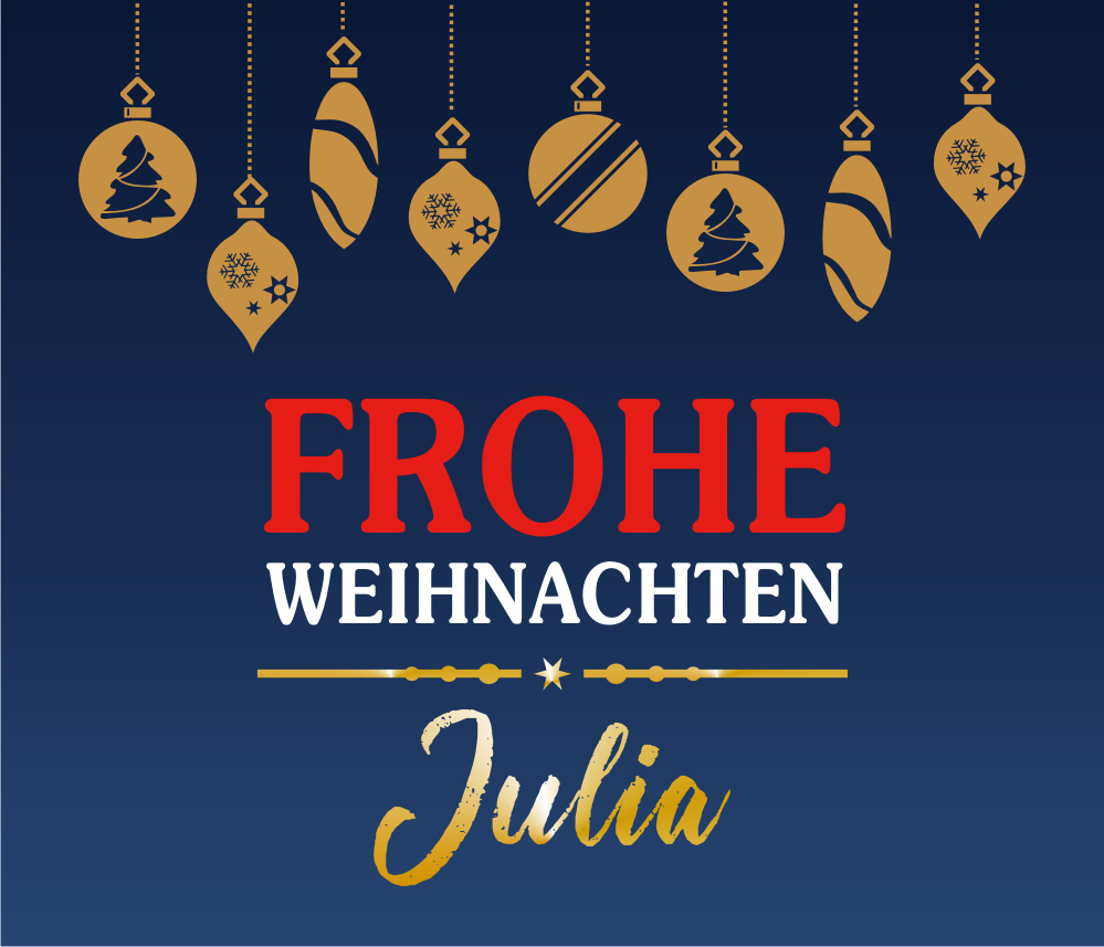 Sektflasche zu Weihnachten und individuell bedruckten Etikett 