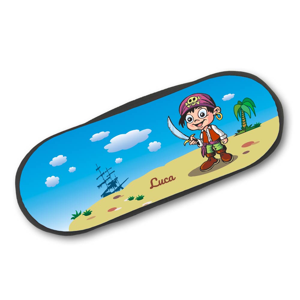 Schlampermäppchen Pirat mit Namen 