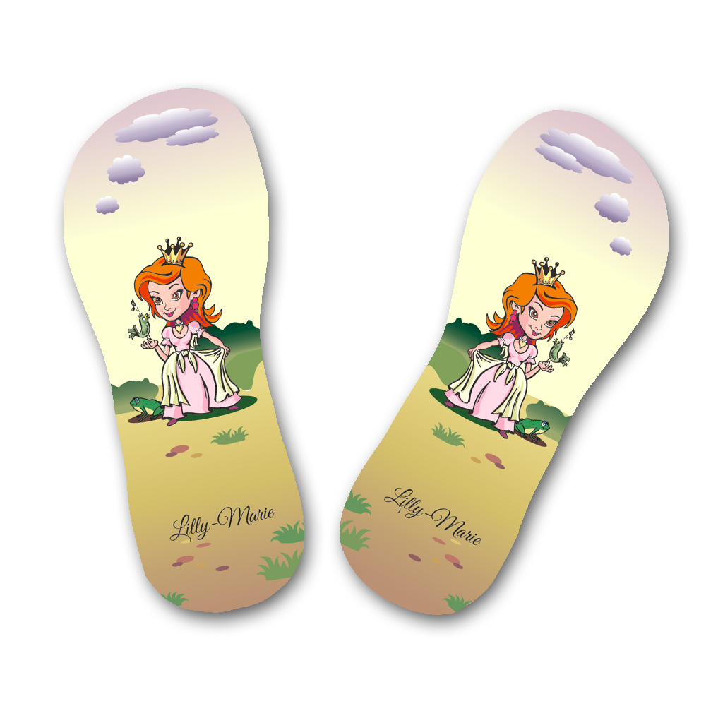 Flip Flops für Kinder mit Namen 