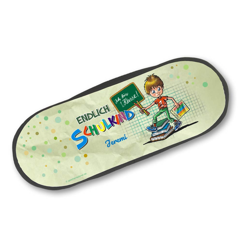 Stiftebox zum Schulanfang für Jungen individuell 