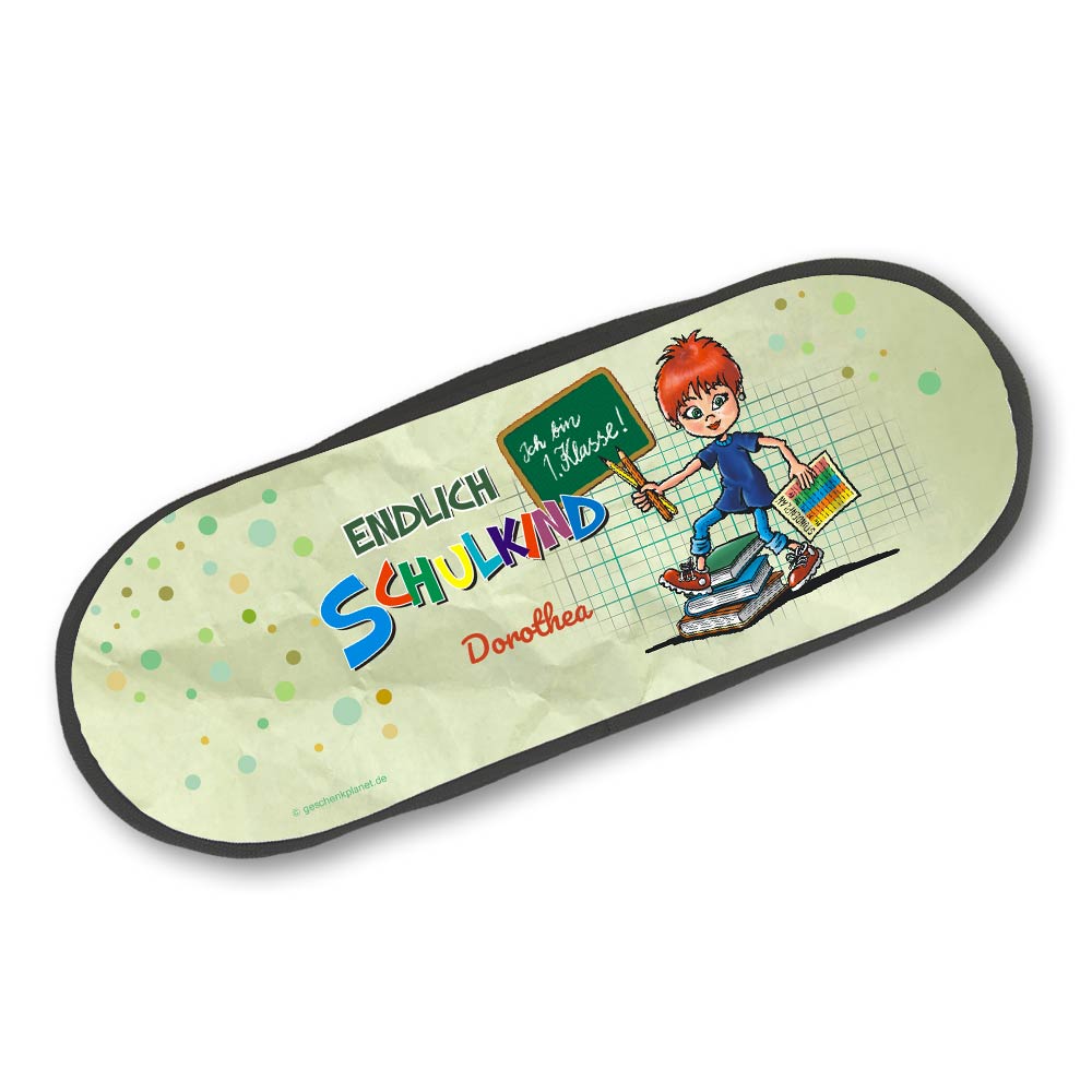 Schlampermäppchen zum Schulanfang mit Namen 