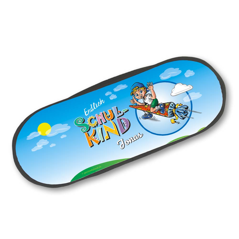 Personalisiertes Schlampermäppchen zum Schulanfang mit Namen 