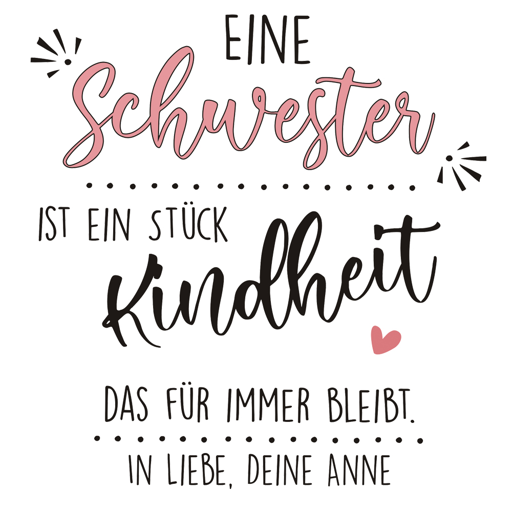 Leonardo Vase für deine Schwester bedrucken lassen 