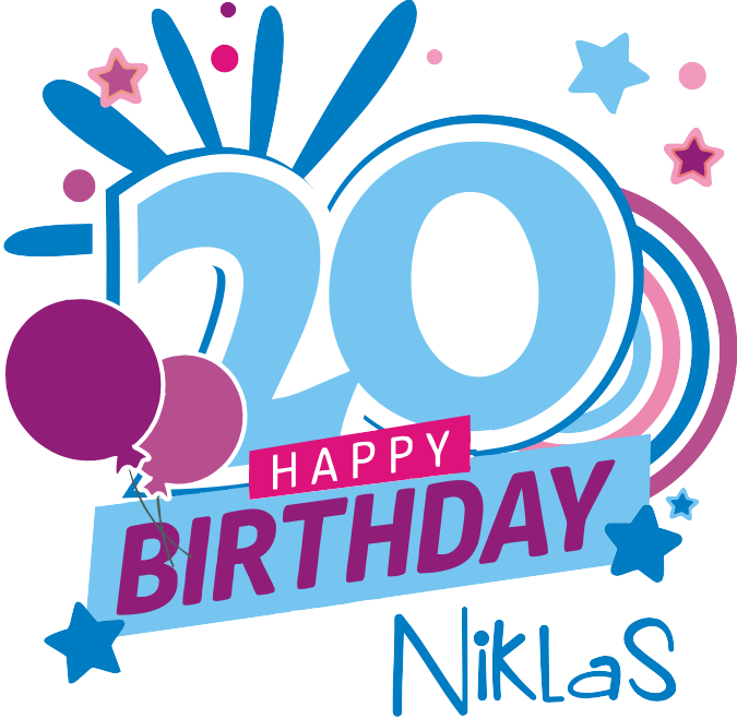 Piccolo Sekt mit eigenem Etikett zum 20. Geburtstag 