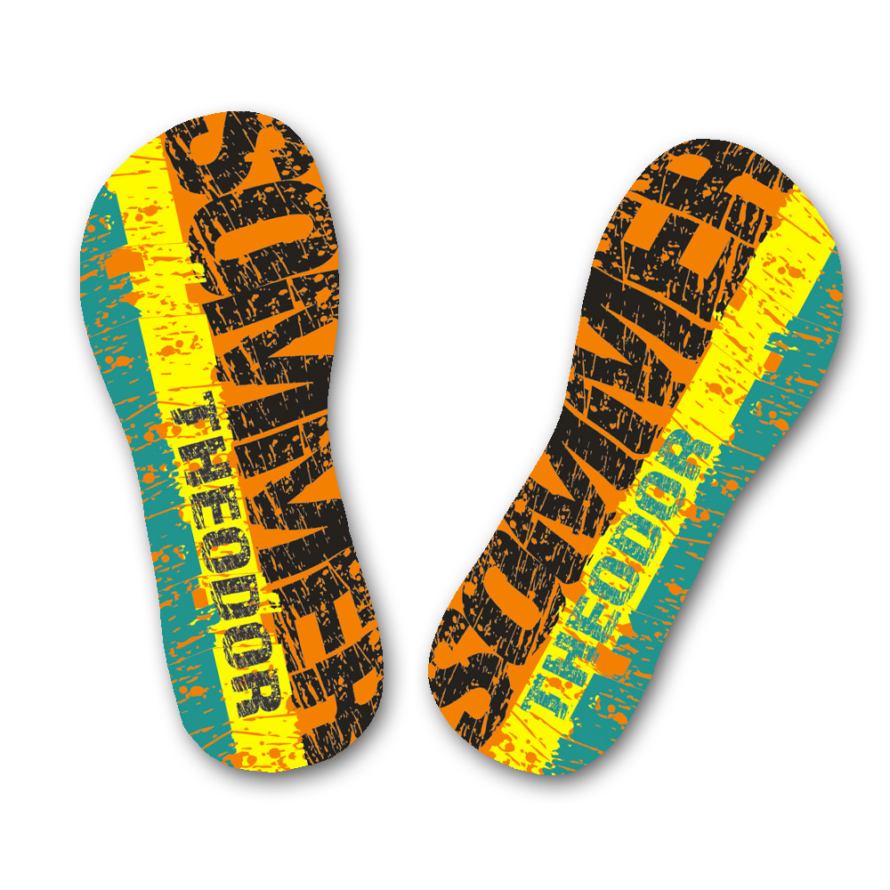 Mit Namen bedruckte Badeschuhe 42-44