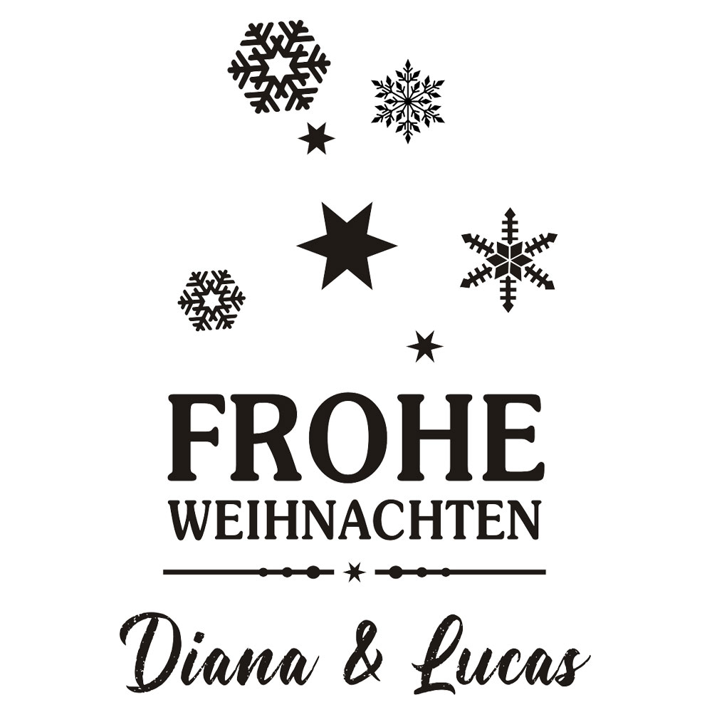 Beleuchtete Flasche / Leucht-Flasche individuell graviert für Weihnachten 