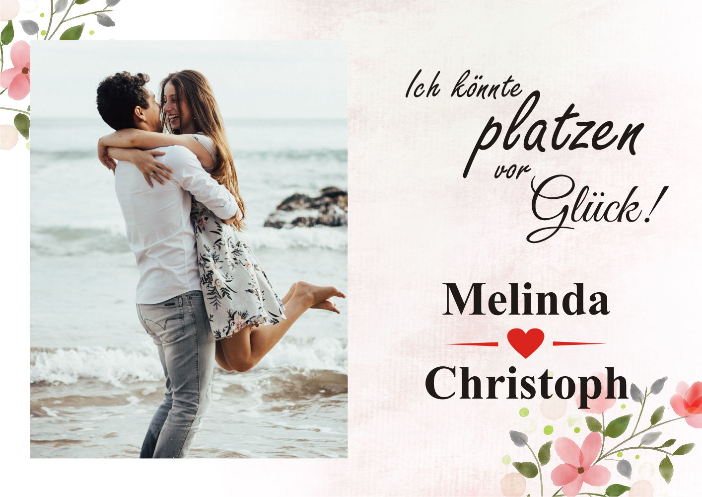 Tischset / Platzdeckchen mit Foto individuell bedruckt 