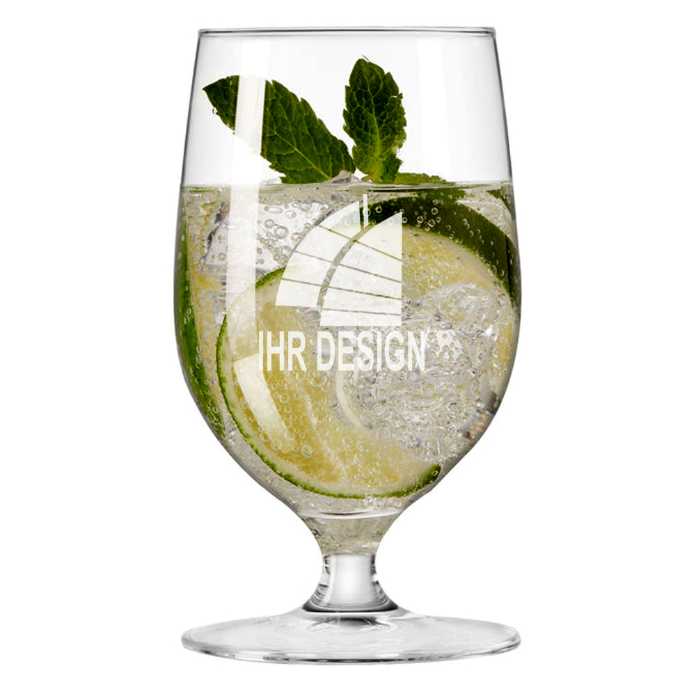 Leonardo Wasserglas "Ciao+" mit Logo graviert 300ml 