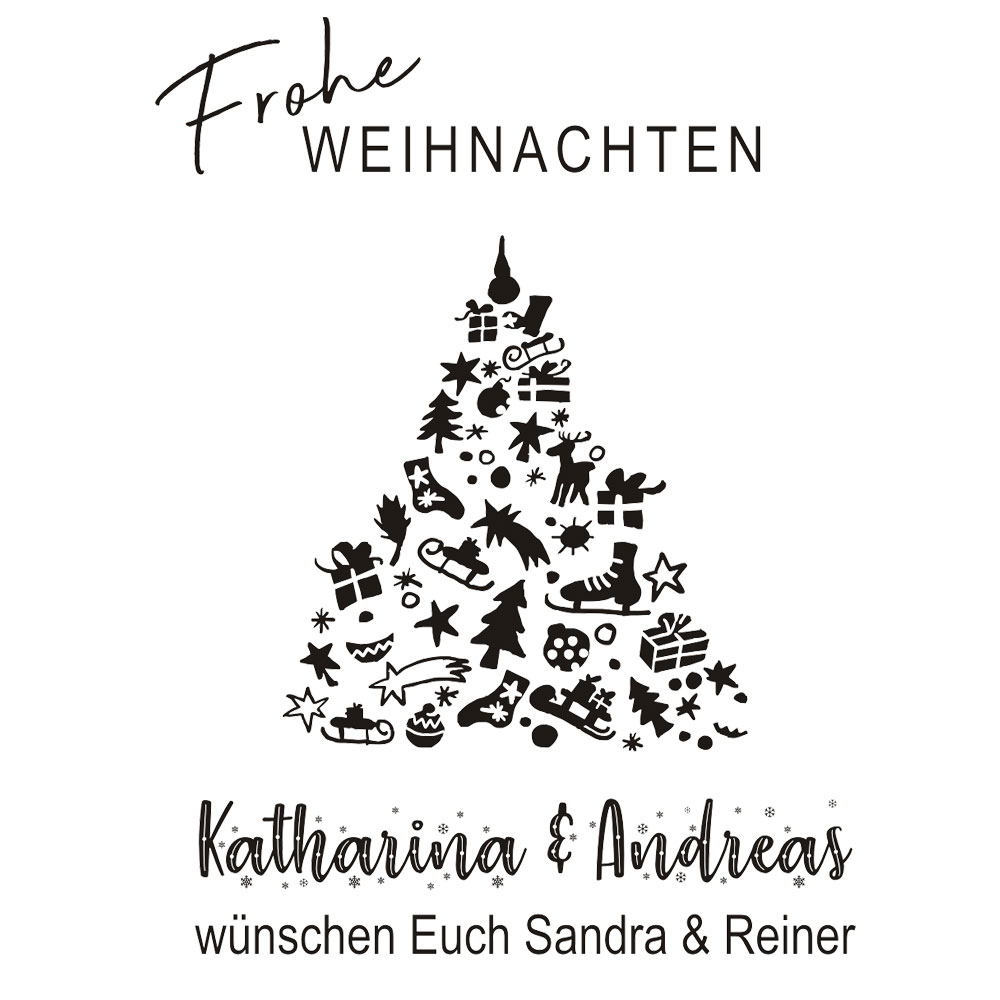 Beleuchtete Flasche / Leuchtflasche mit Gravur Frohe Weihnachten 
