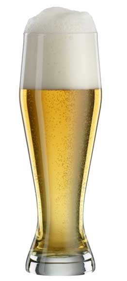 Weizenbierglas / Weißbierglas mit Namen graviert 