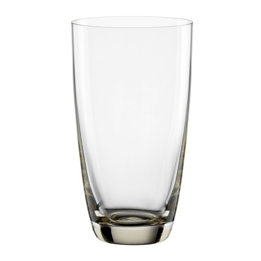 Farbiges Trinkglas, Saftglas, Longdrink Colori mit Logo graviert - anthrazit 