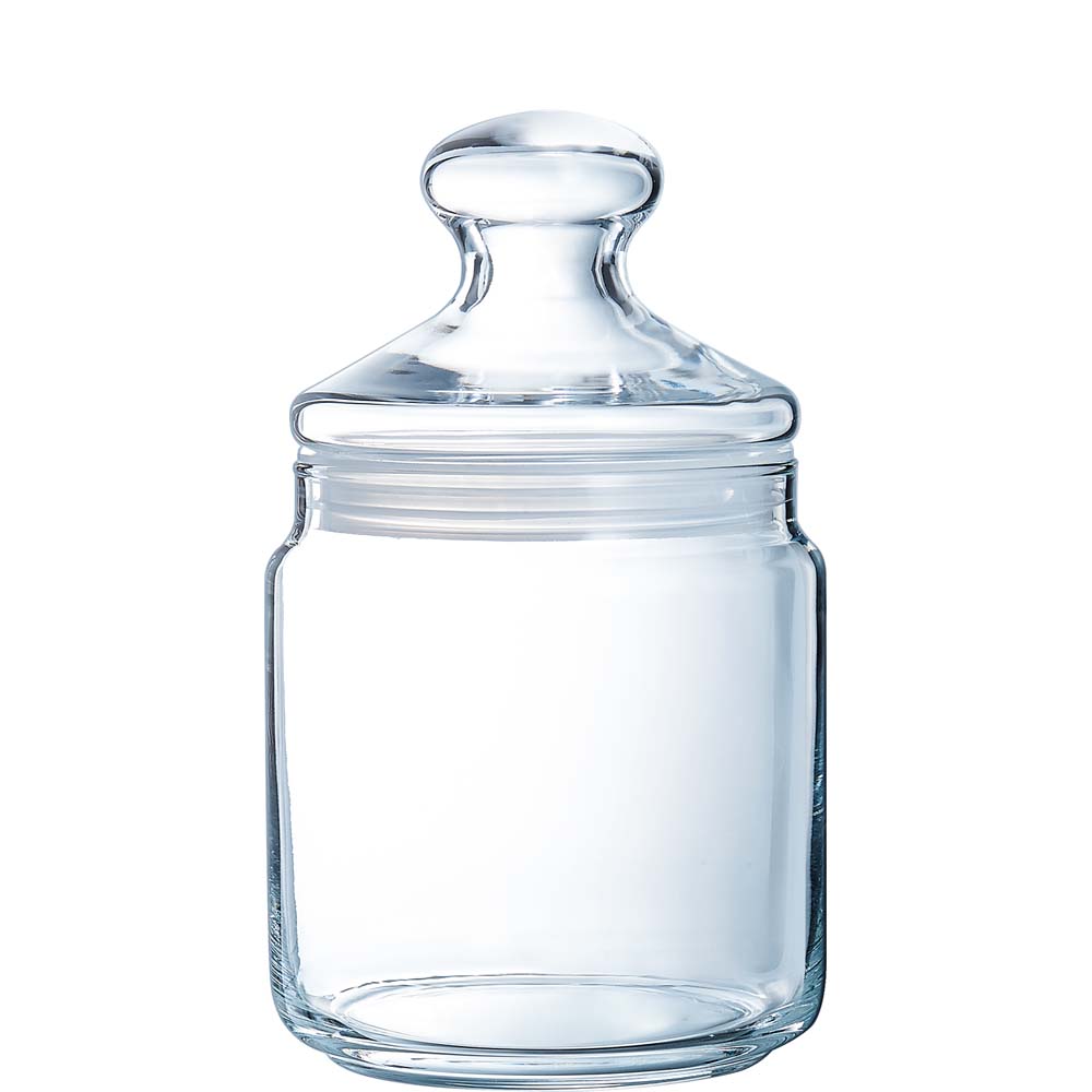 Keksglas /Bonbonglas 0,75 l mit Logo / Design graviert oder bedruckt 