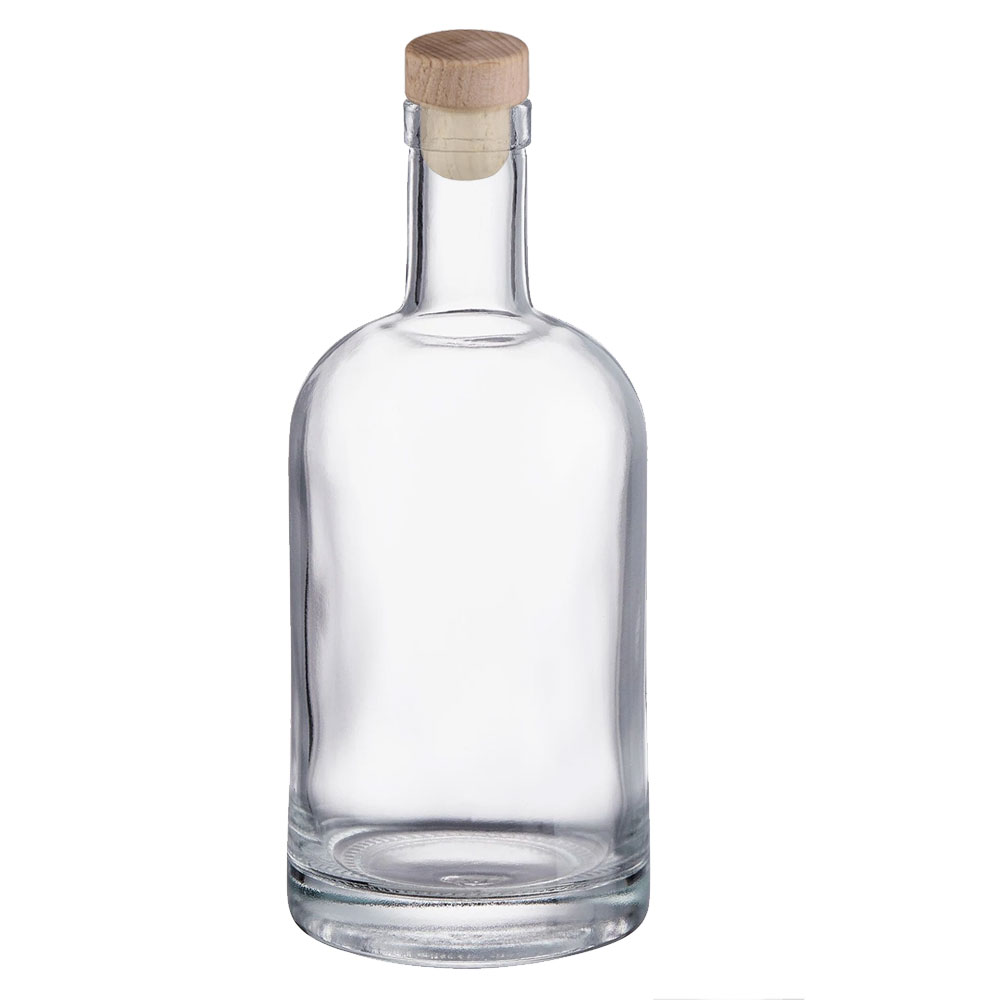 Personalisierte Flasche mit Lichterkette und individueller Gravur 