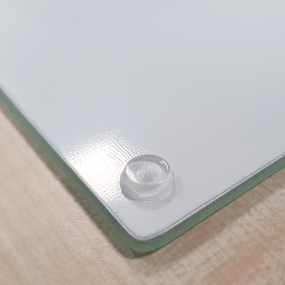 Frühstücksbrett / Glasschneidebrett Panda für Mädchen mit Namen bedruckt 