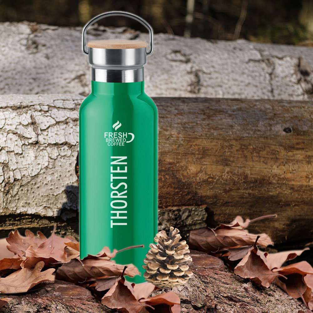 Personalisierte Isolierflasche 0,5 l mit Wunschnamen 