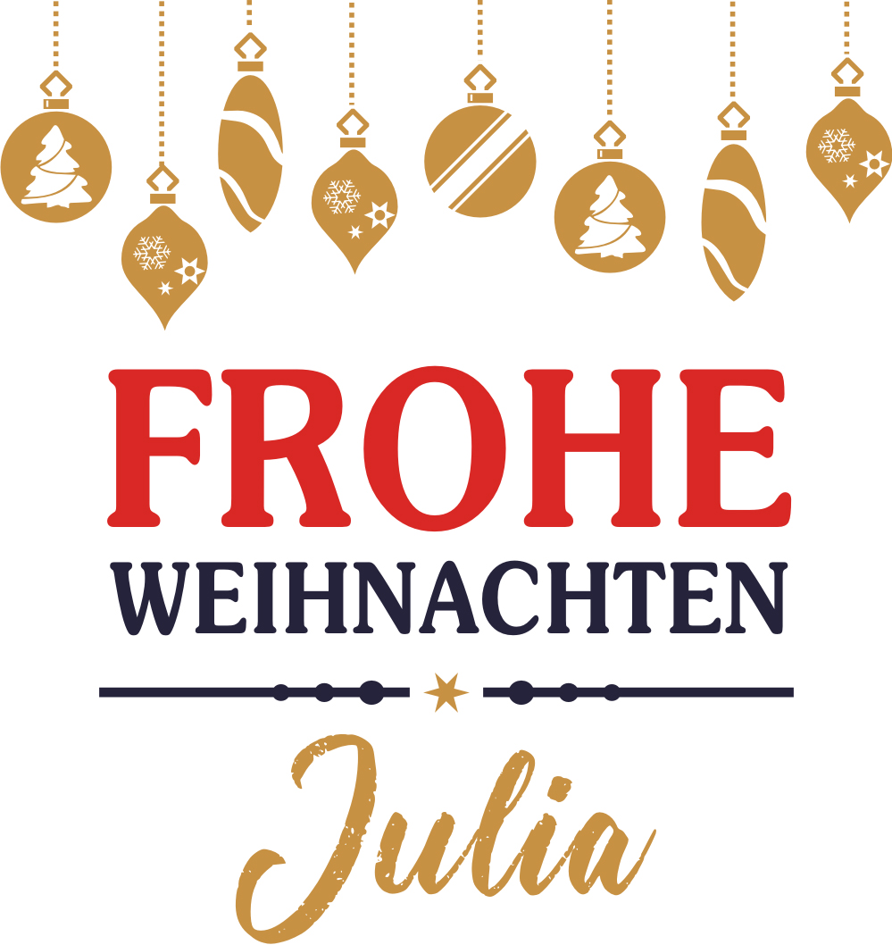 Bedrucktes Keksglas / Bonbonglas "Frohe Weihnachten" 