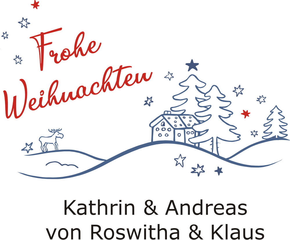Weihnachts Geschenksäckchen mit Namen bedruckt 