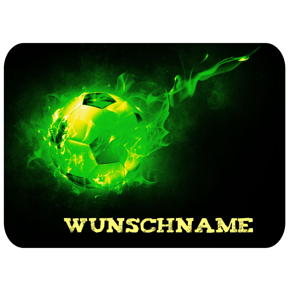 Federmäppchen Fußball mit Namen personalisiert 