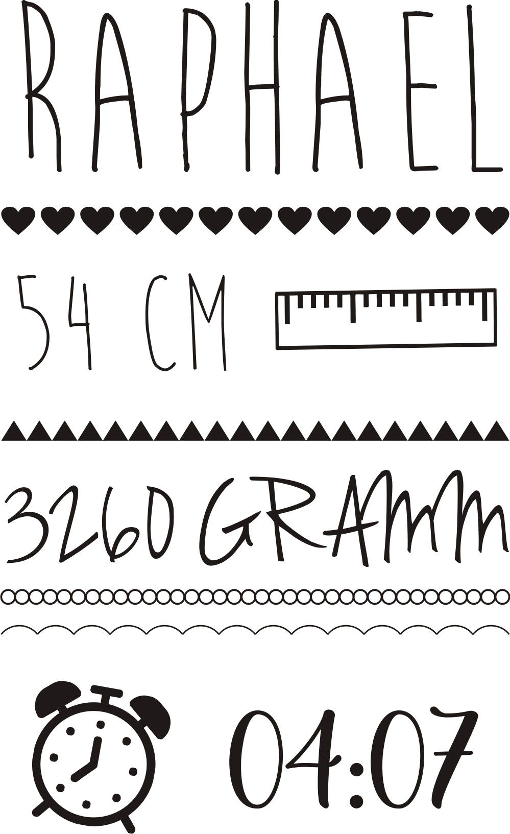 Bonbonglas mit Gravur Geburt 