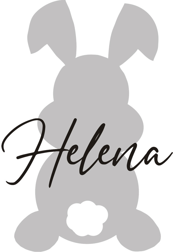 Geschenksäckchen / Geschenkbeutel für Ostern mit Wunschnamen bedruckt 