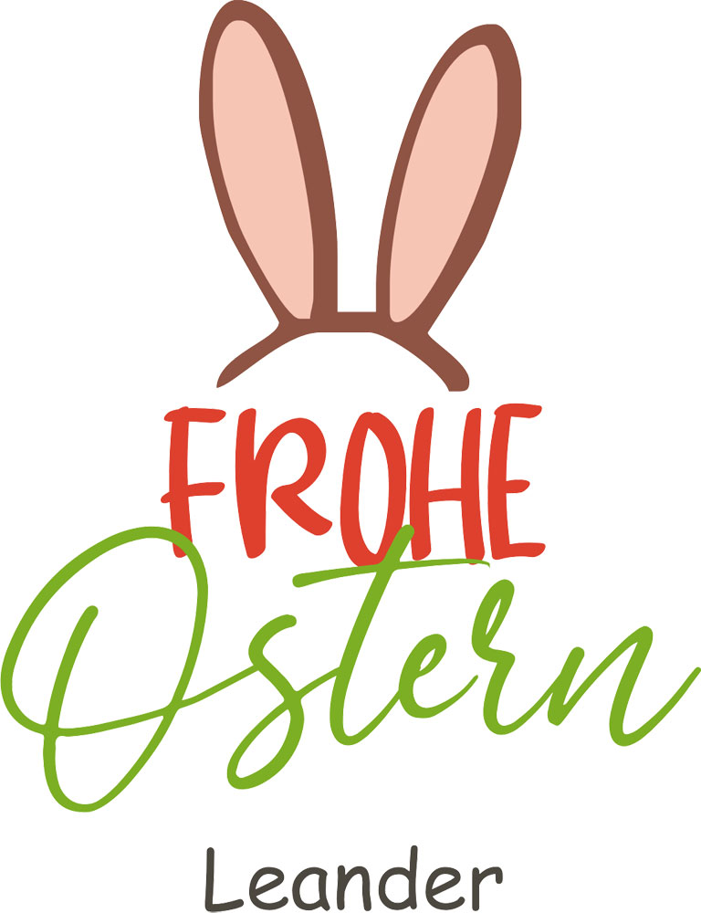 Bedrucktes Geschenksäckchen / Geschenkbeutel für Ostergeschenke mit Wunschnamen 