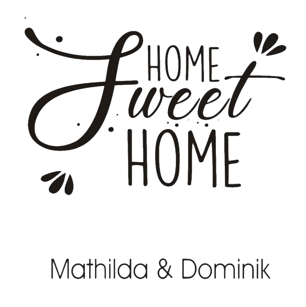 Keksglas /Bonbonglas mit Gravur "Home Sweet Home" 