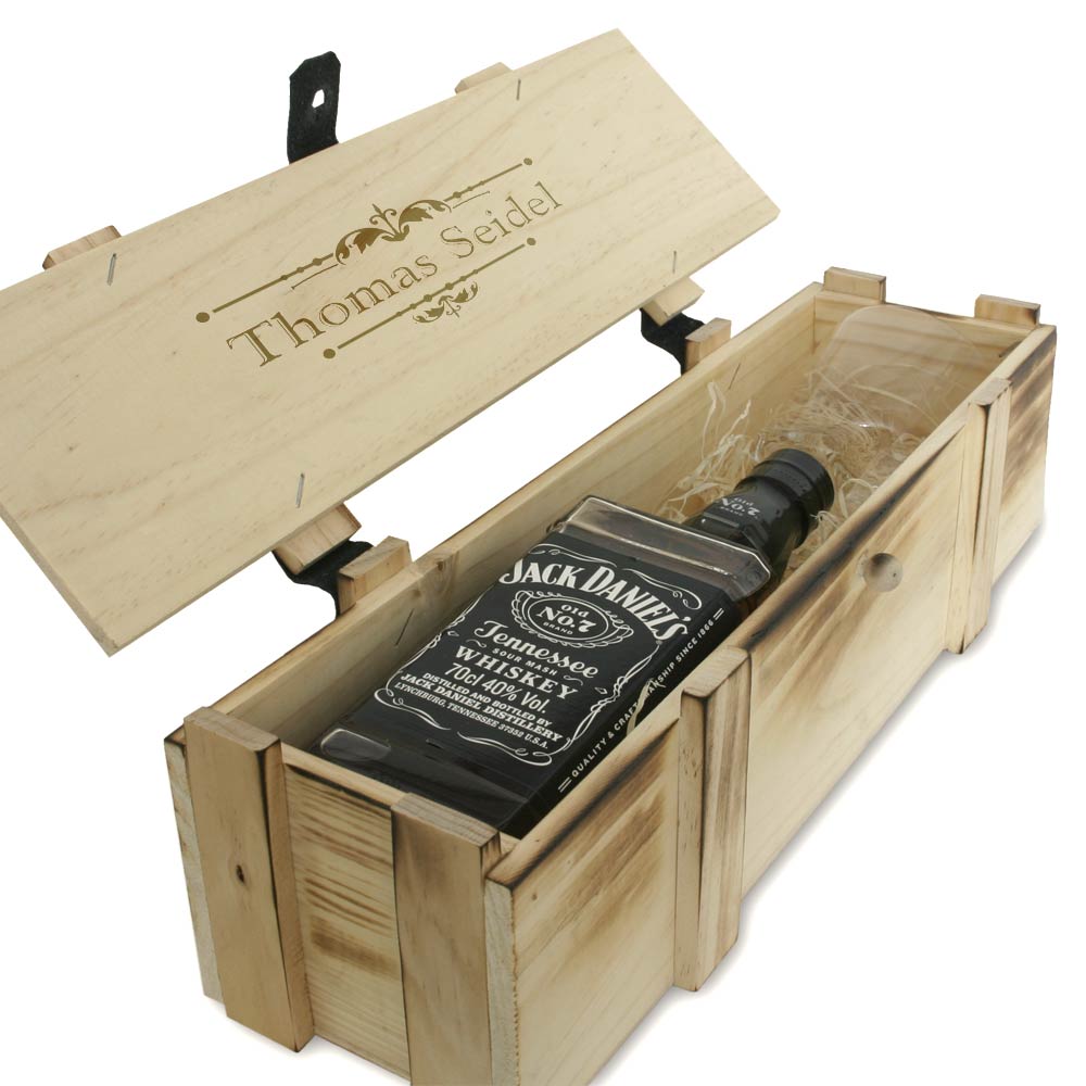 Jack Daniels - Leonardo Whisky Geschenk mit Gravur 