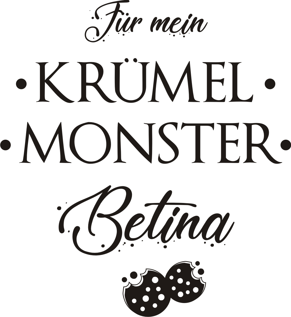 Keksglas personalisiert mit Namensgravur 