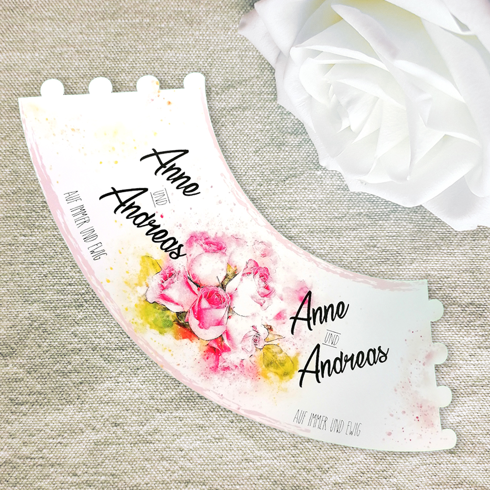 Lampenschirm für Gläser bedruckt als Deko 