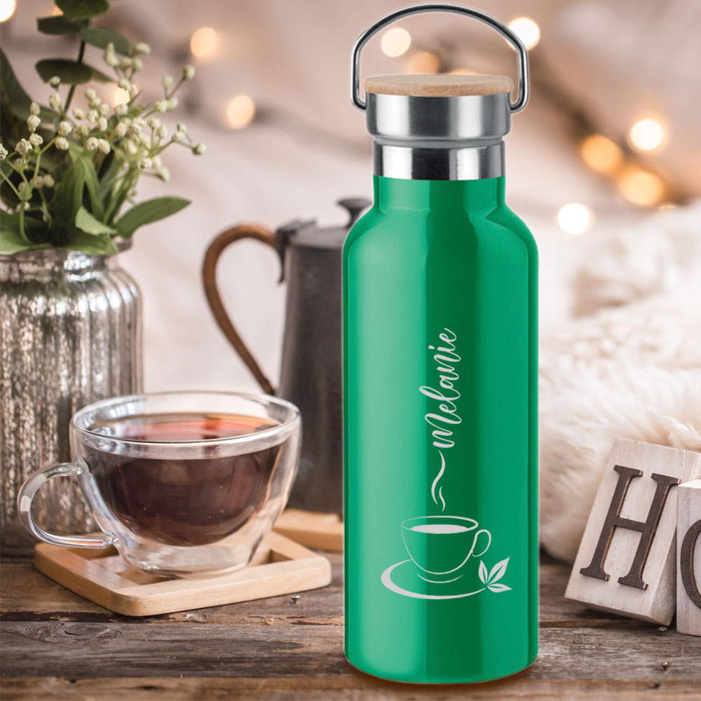 Isolierflasche 500 ml mit persönlicher Wunschgravur 