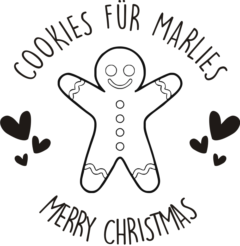 Keksglas mit Gravur zu Weihnachten personalisiert 