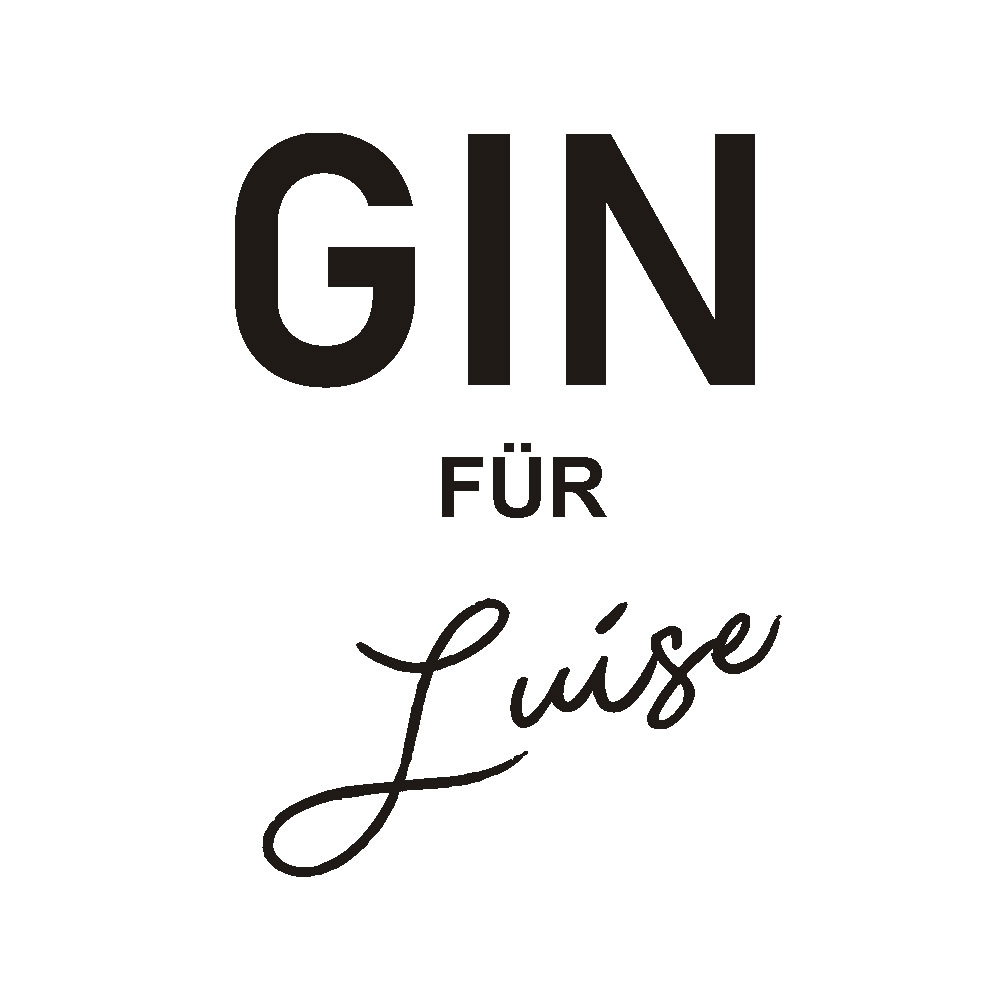 Individuelles GIN Set mit 2 Gläsern in Holzbox 