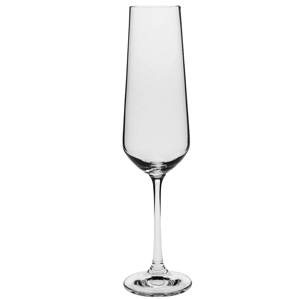Stilvolles Sektglas / Champagner-Kelch mit Logo/Design 