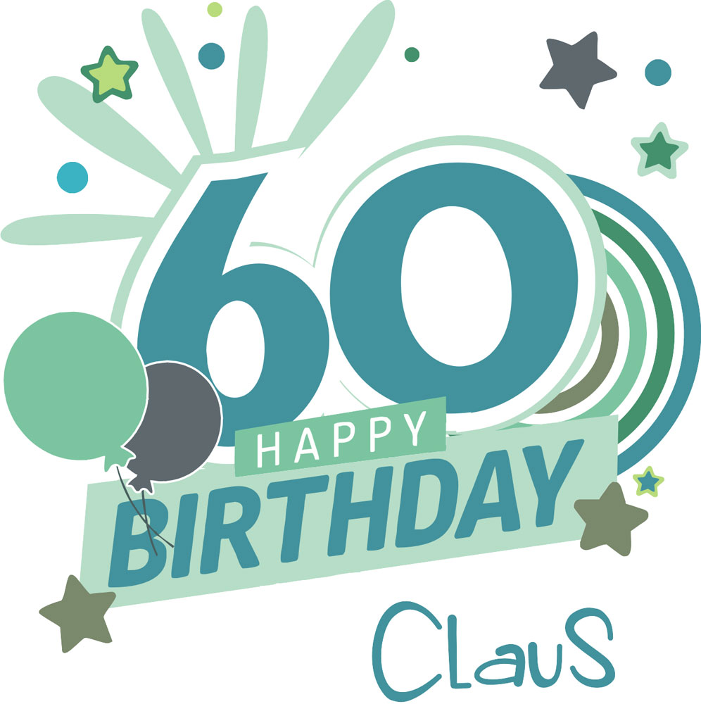 Bilderrahmen Spardose zum 60. Geburtstag personalisiert 