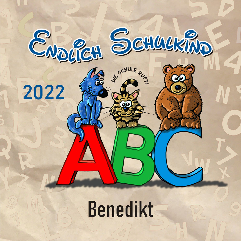 Bedruckte Bilderrahmen Spardose zur Einschulung 