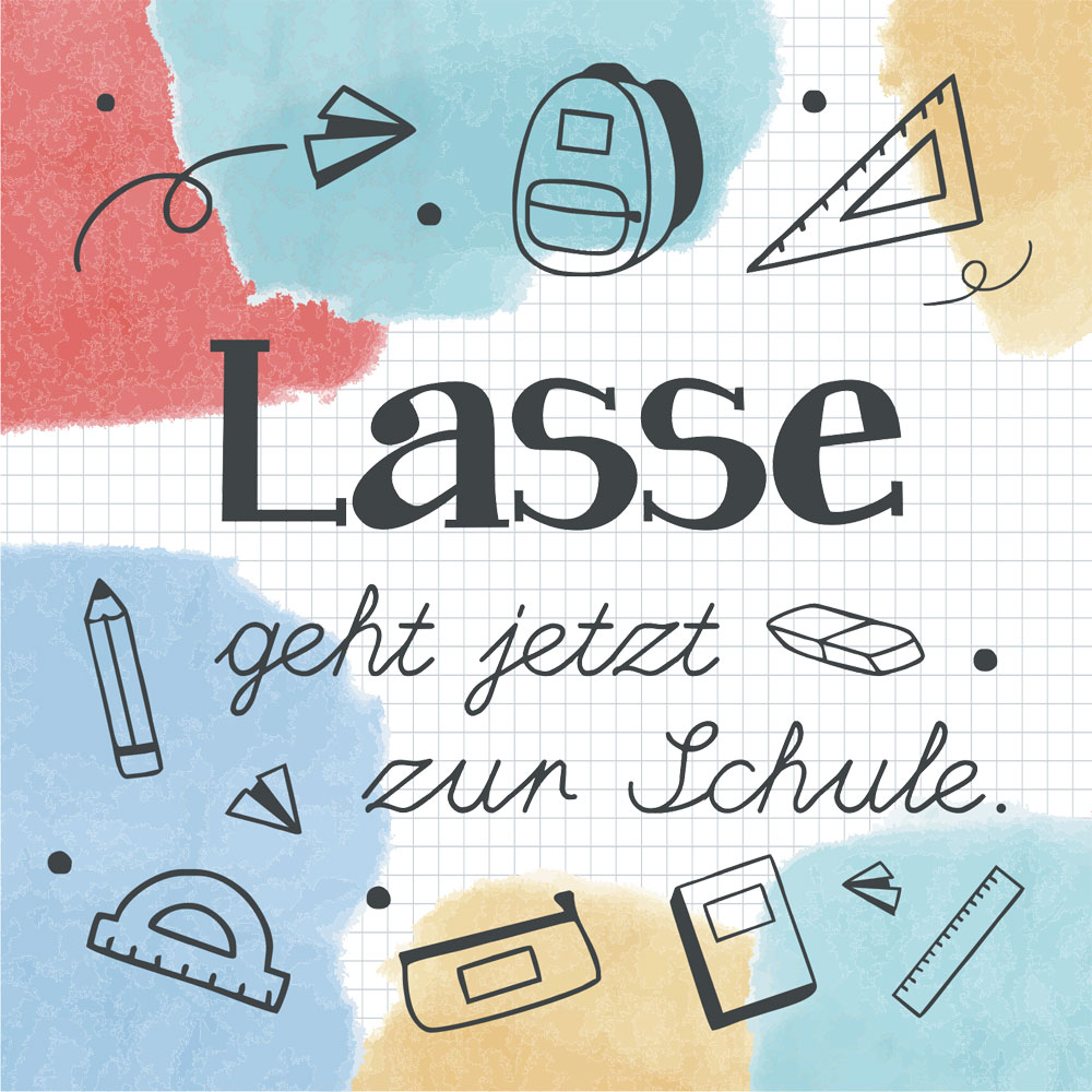 Bilderrahmen Spardose zur Einschulung mit Wunschnamen bedruckt 