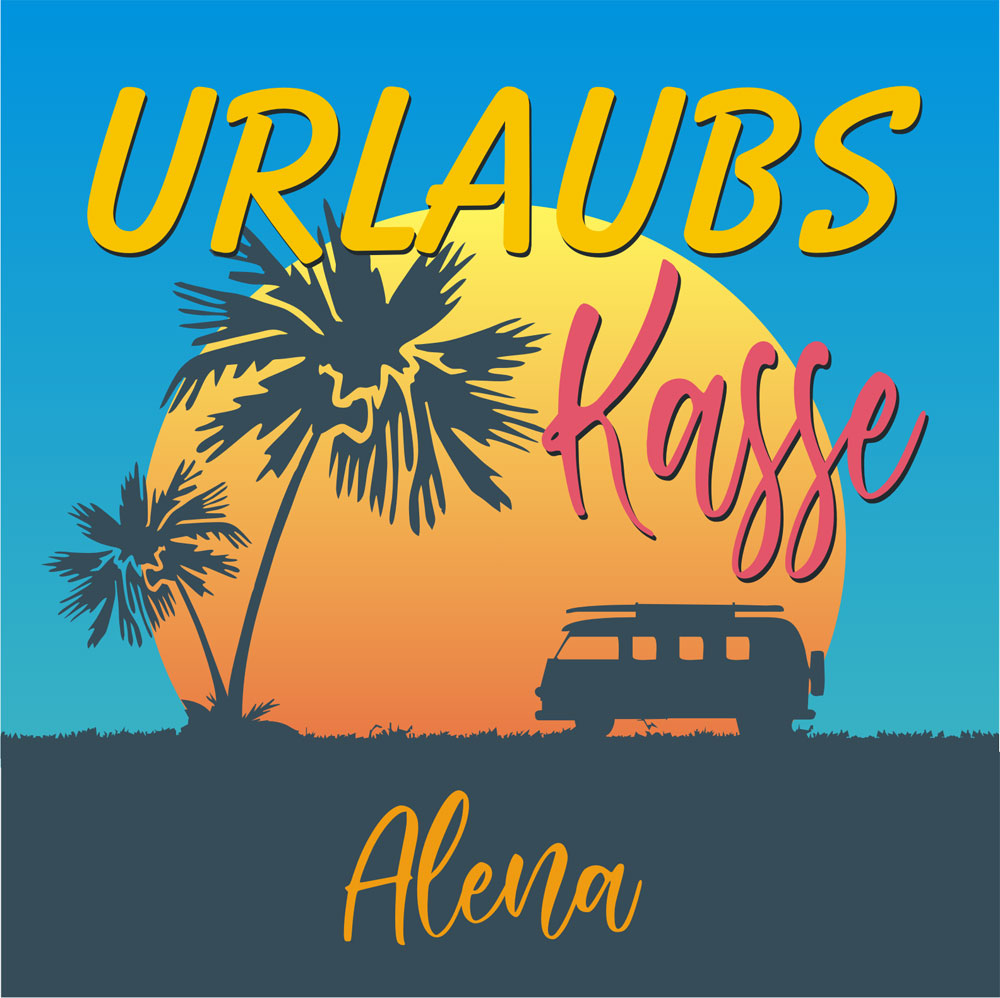 Persönliche Bilderrahmen Spardose für die Urlaubsplanung 