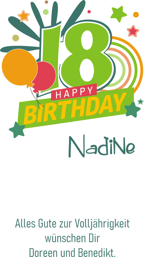 Wein Geschenkset zum 18. Geburtstag mit bedruckter Holzkiste 