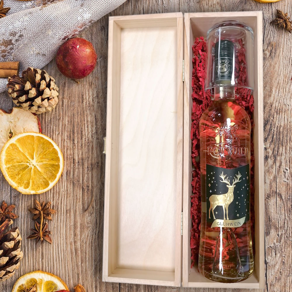 Persönliches Glühwein-Geschenk-Set mit Namen und Wunschtext 