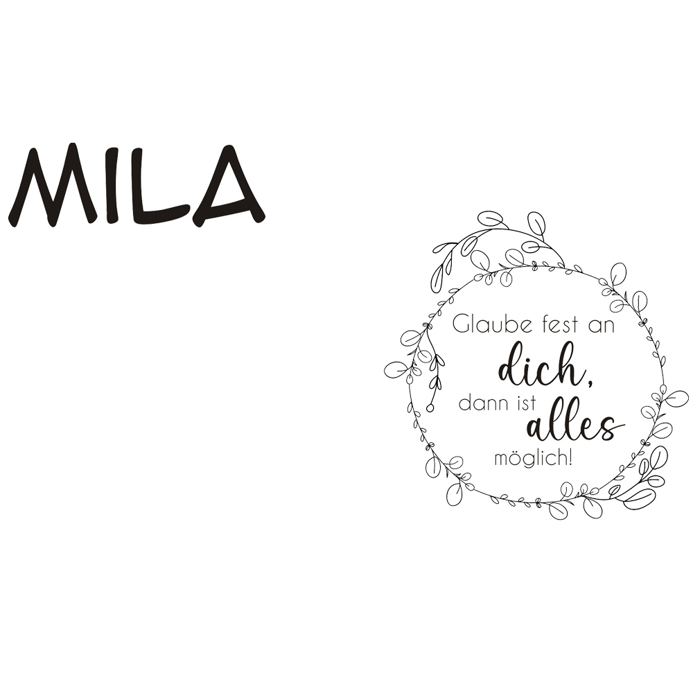 Bambus Brotdose bedruckt mit deinem Namen und Spruch ohne Trennsteg