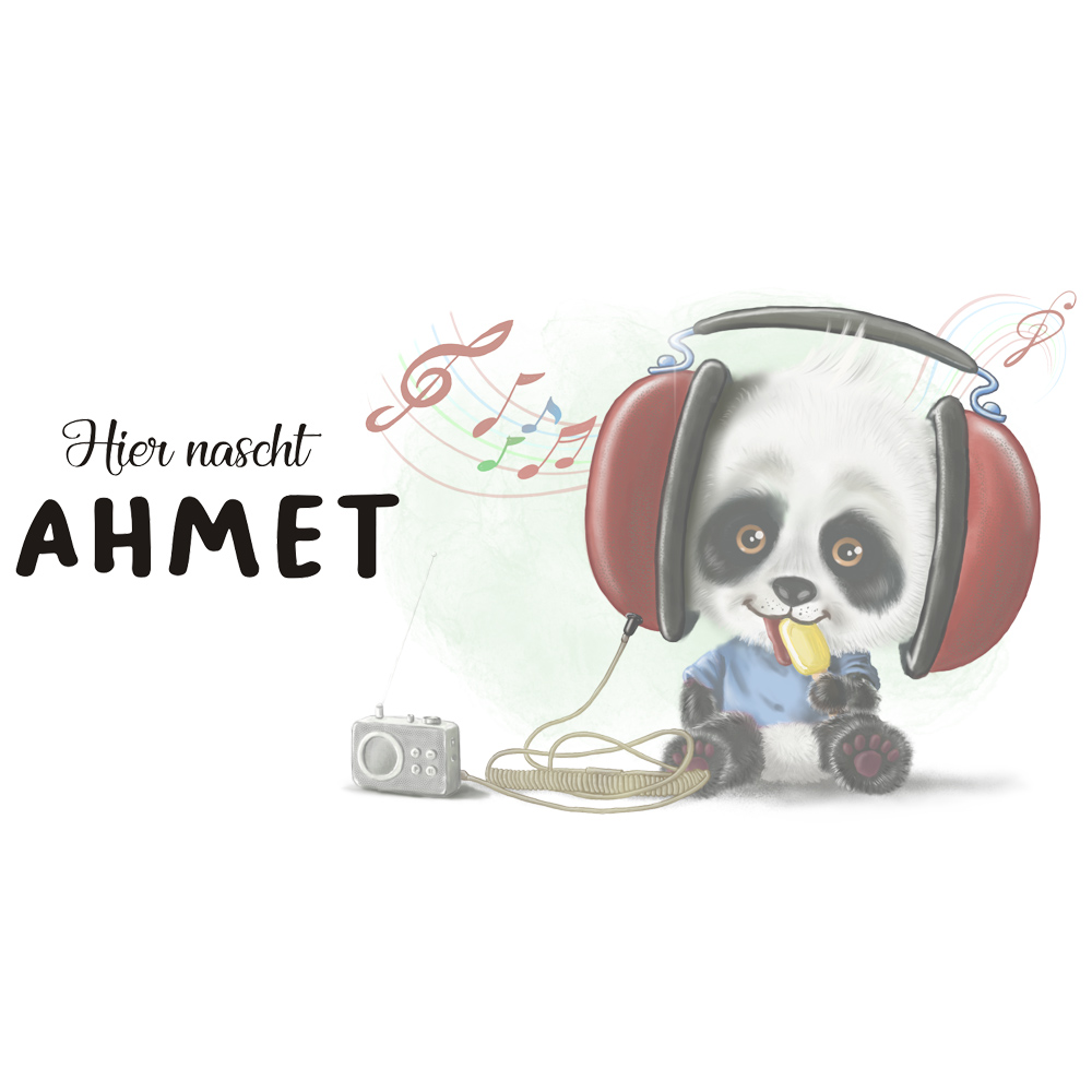 Brotdose Edelstahl mit Bambusdeckel und deinem Namen bedruckt 